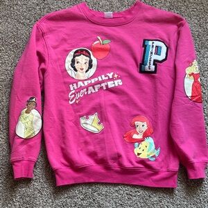 Pink Disney 100 Celebration Princess Sweatshirt